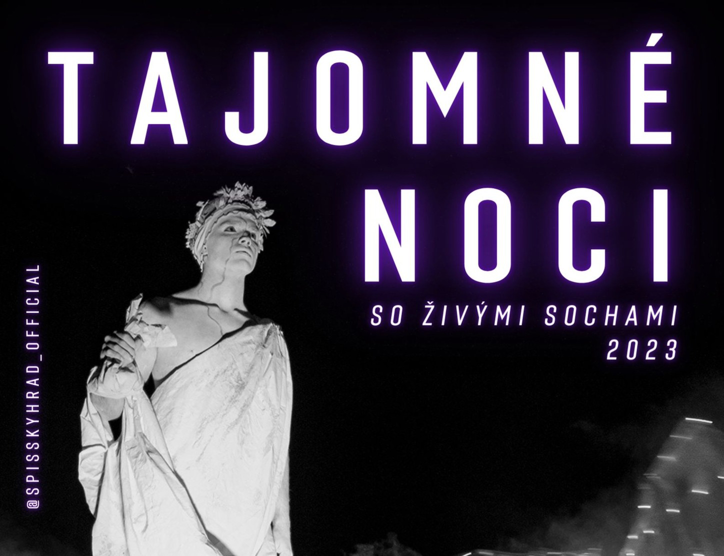 Tajomné noci noci so živými sochami 2023