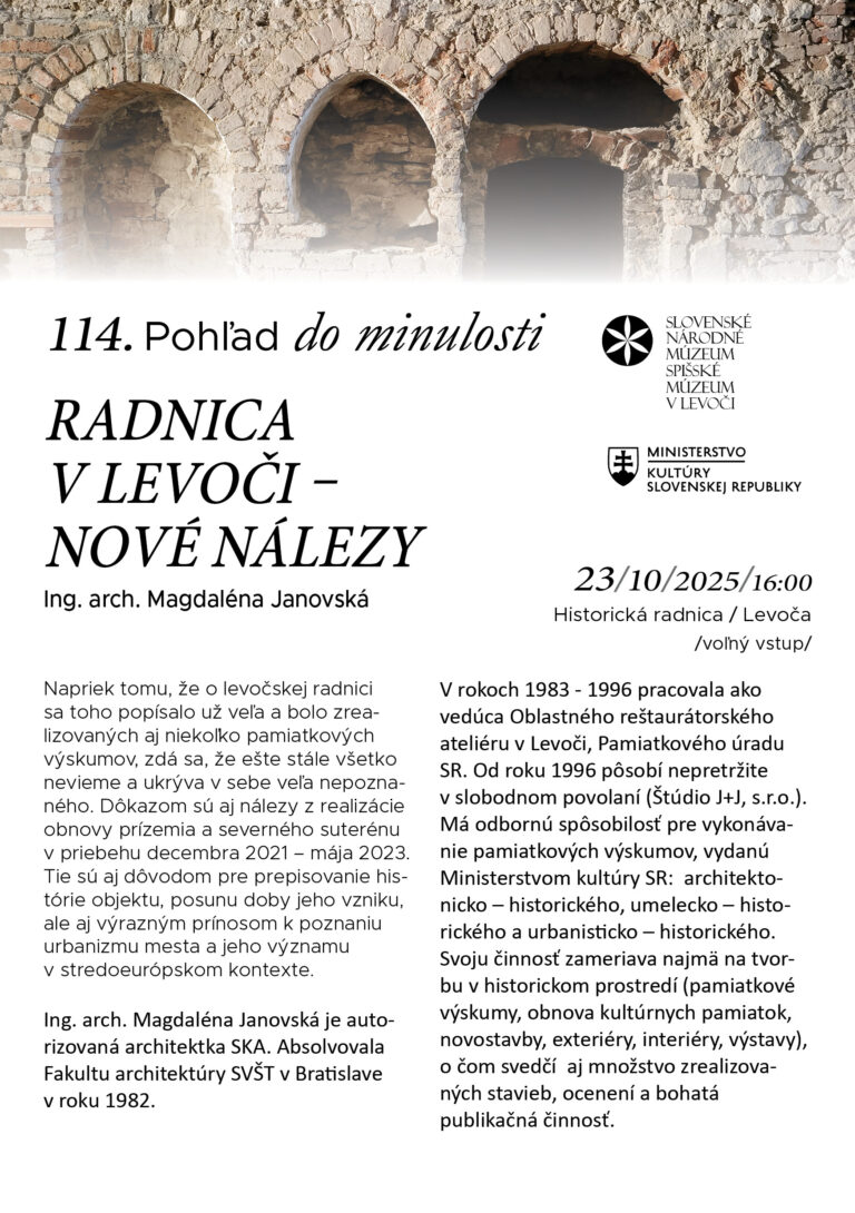 Pozývame vás na 114. pohľad do minulosti