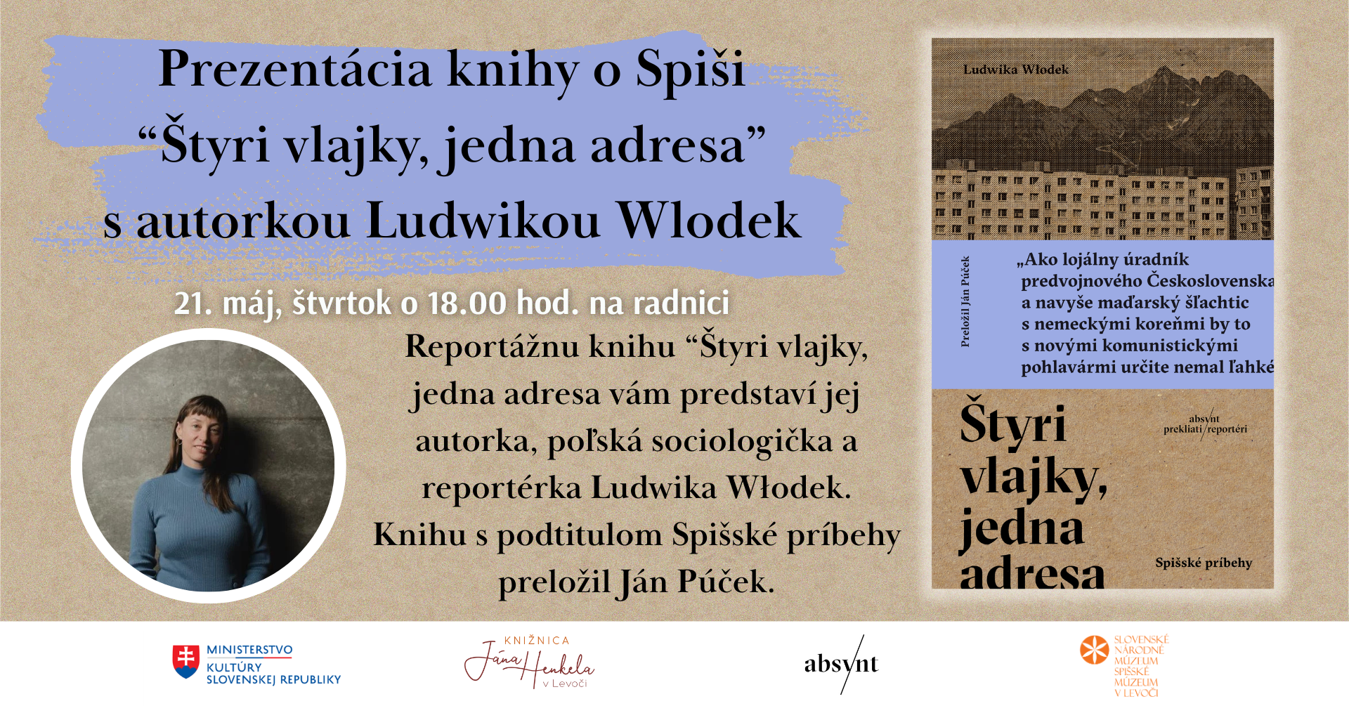 Prezentácia knihy Štyri vlajky, jedna adresa