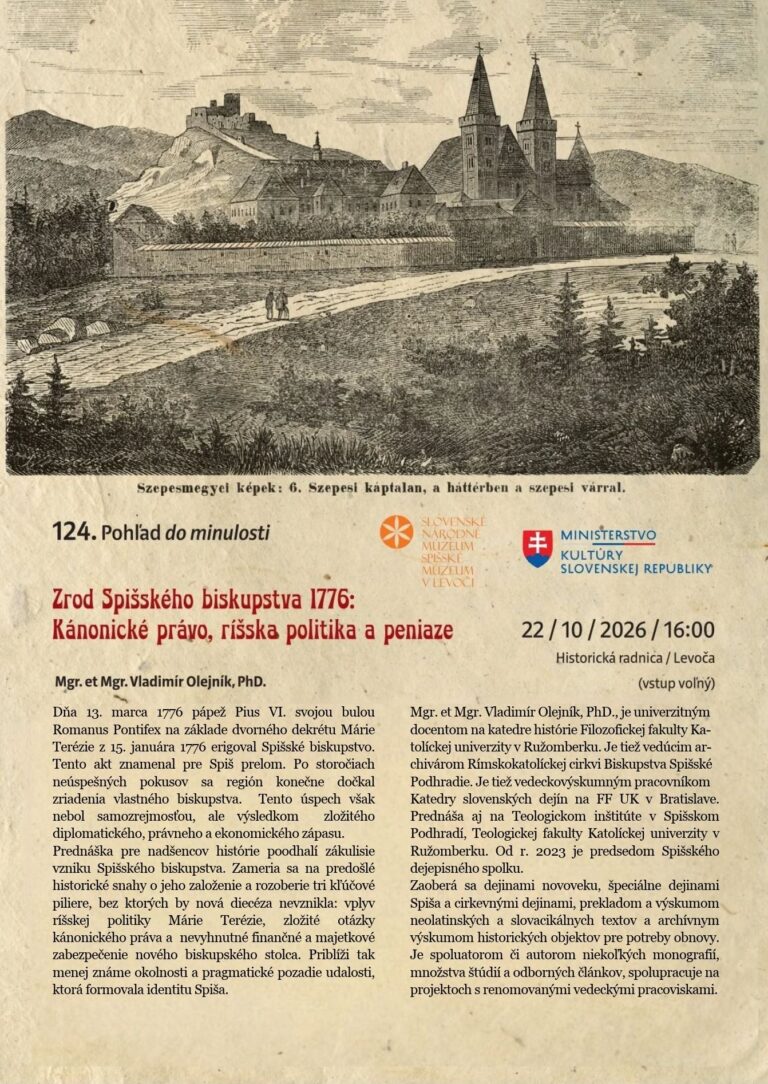 Pozývame vás na 124. Pohľad do minulosti